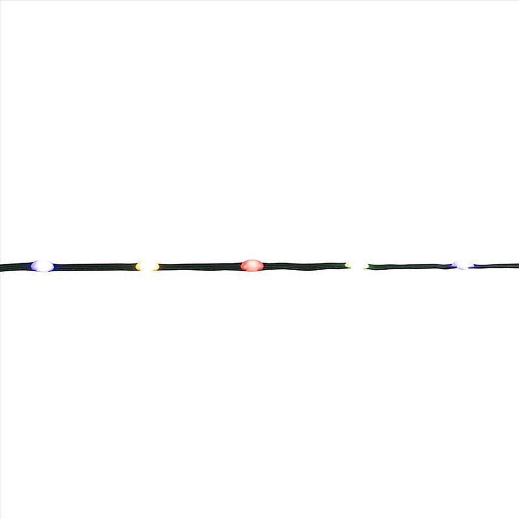 Celebrations - RBC200WWMU2A - Gold LED Micro Multicolored 200 ct String Christmas Lights 33 ft.