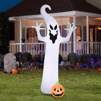 Gemmy - 229617 - Airblown 9 ft. LED Prelit Ghost and Pumpkin Inflatable