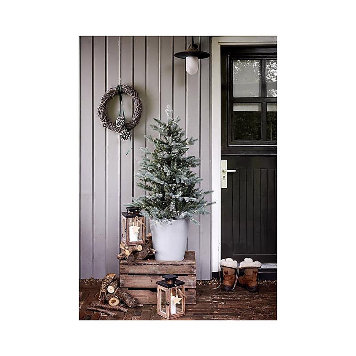 Celebrations - 9922056 - 4 ft. Full LED 80 ct Misty Allison Pine Christmas Tree
