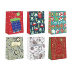 Paper Image - CGBTA96R-1 - Multi-Color Christmas Gift Bag