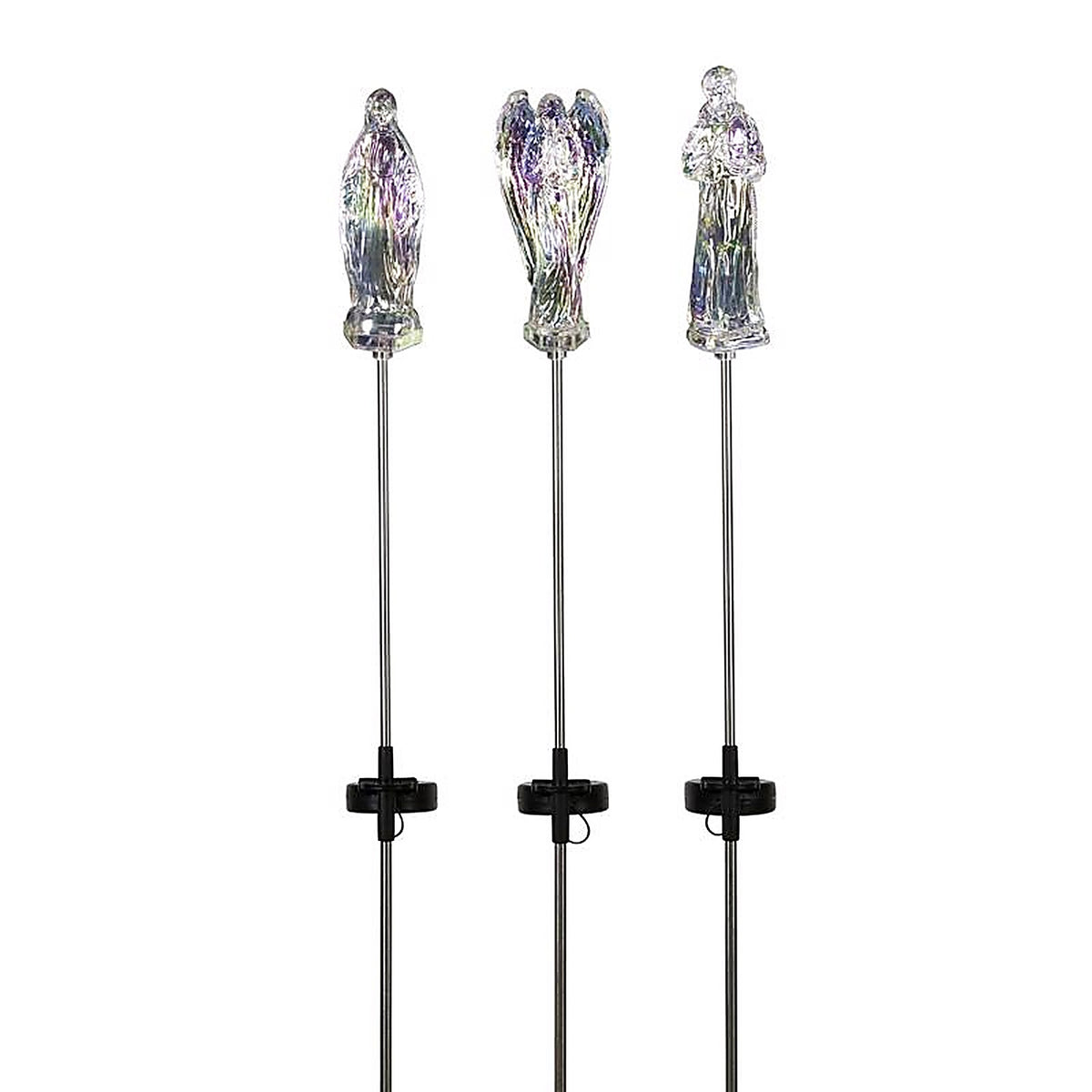 Alpine - SKY461ABB - LED 34 in. St. Francis/Mary/Angel Pathway Decor