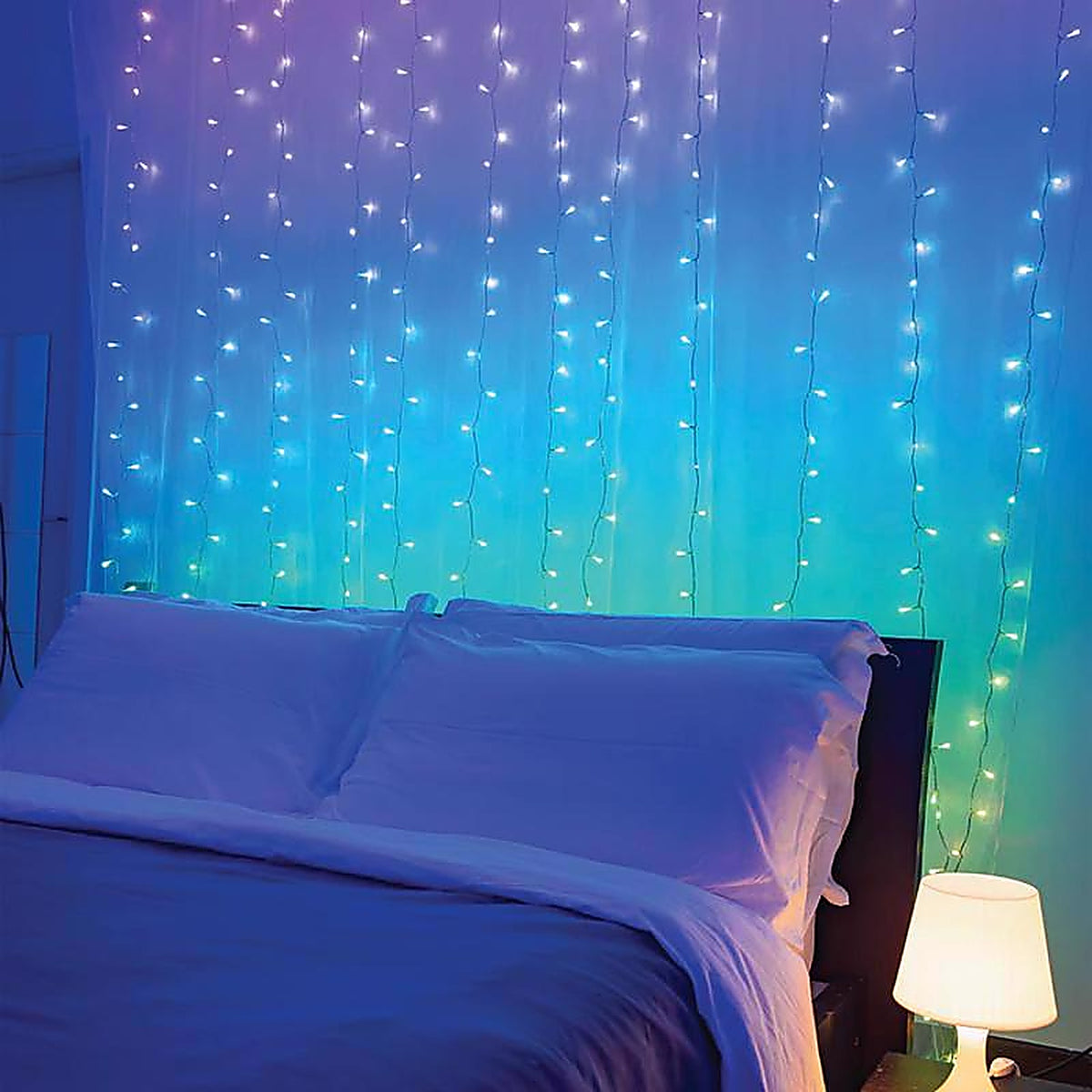 Holiday Bright Lights - R210CURTWP - Twinkly LED Mini Multicolored 210 ct String Christmas Lights