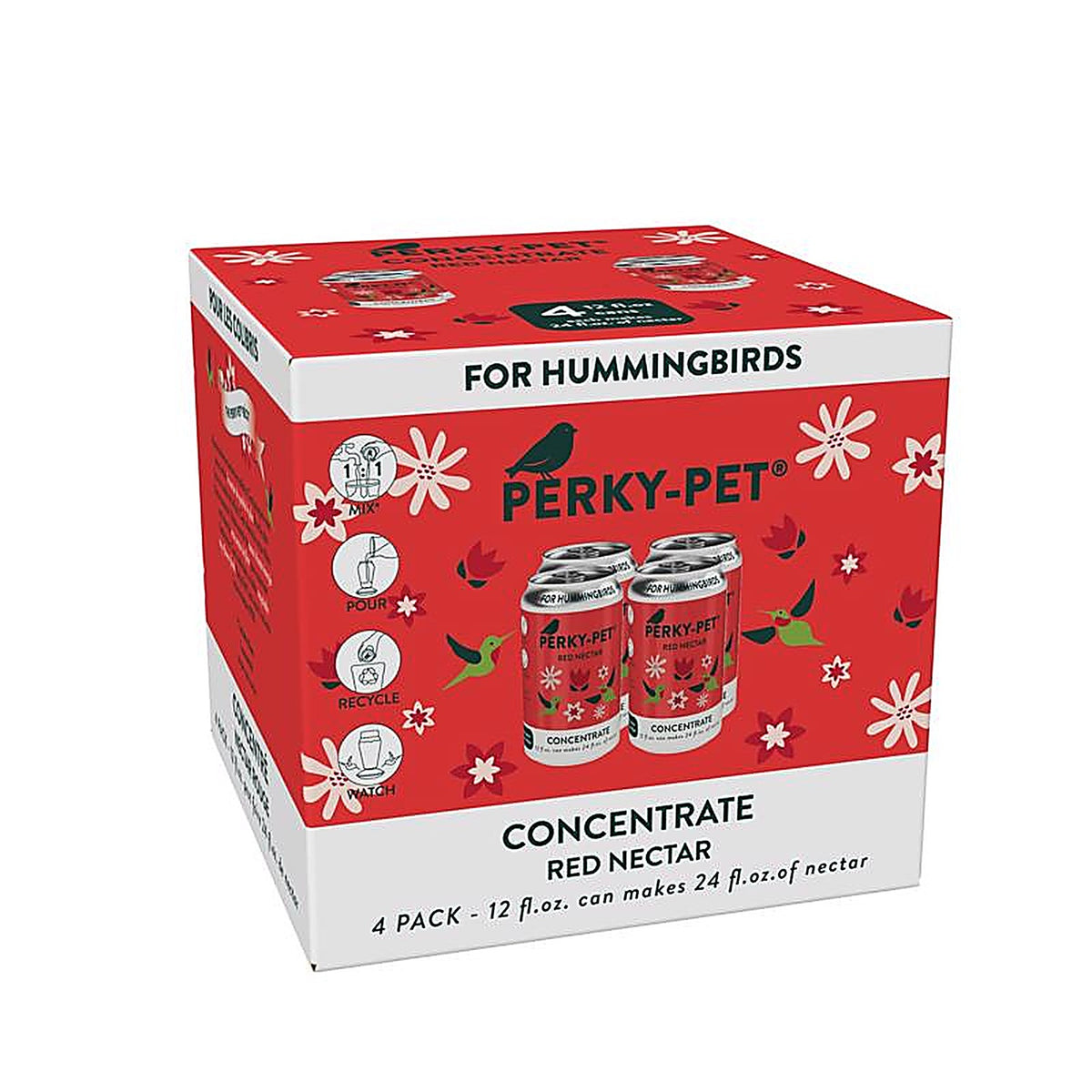 Perky-Pet - 534 - Hummingbird Sucrose Nectar Concentrate 4 pk