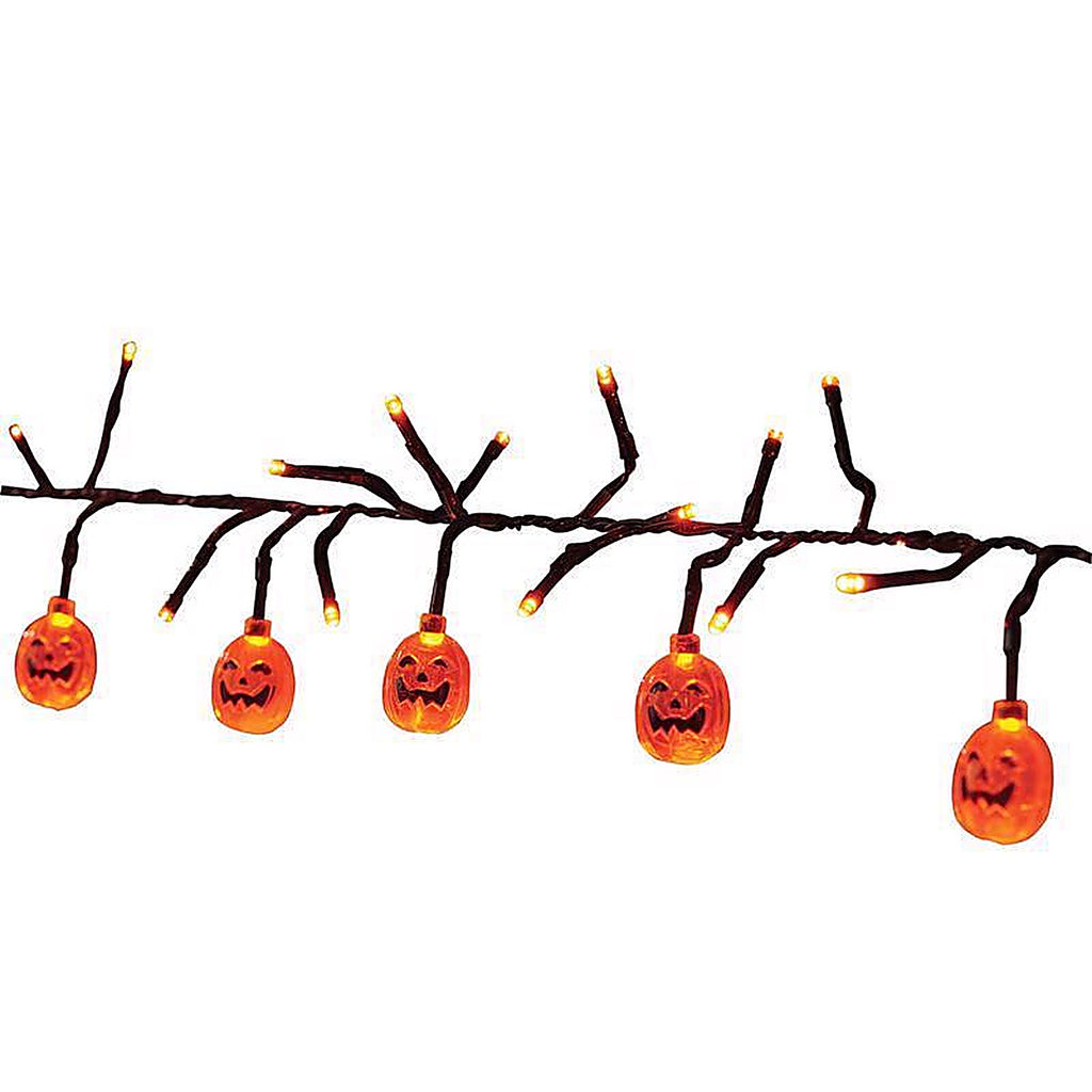 Celebrations - 34967-71 - Orange 120 ct 9 ft. LED Pumpkins Lights