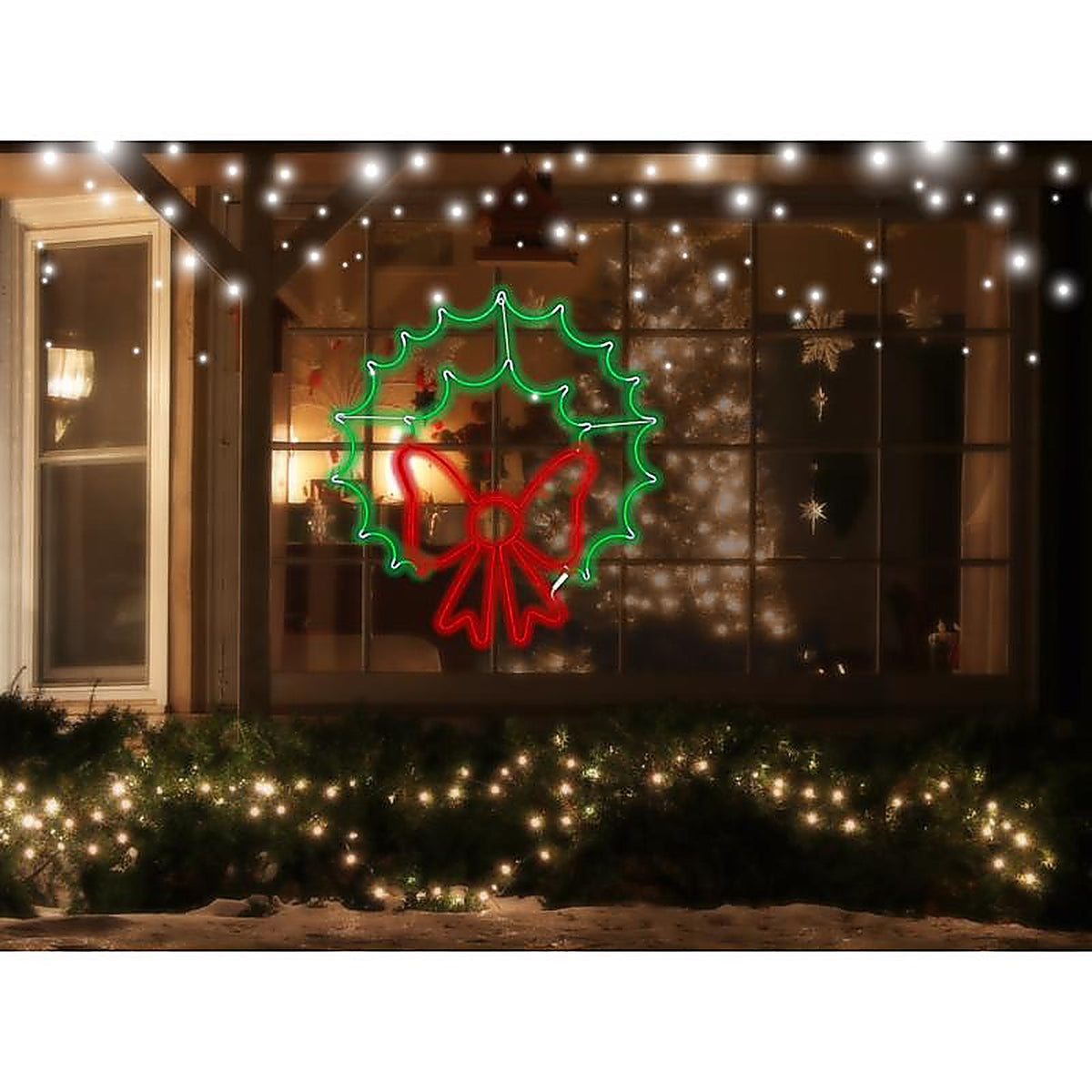 Celebrations - 21YF0538 - LED Wreath Silhoutte 3 ft. Hanging Decor