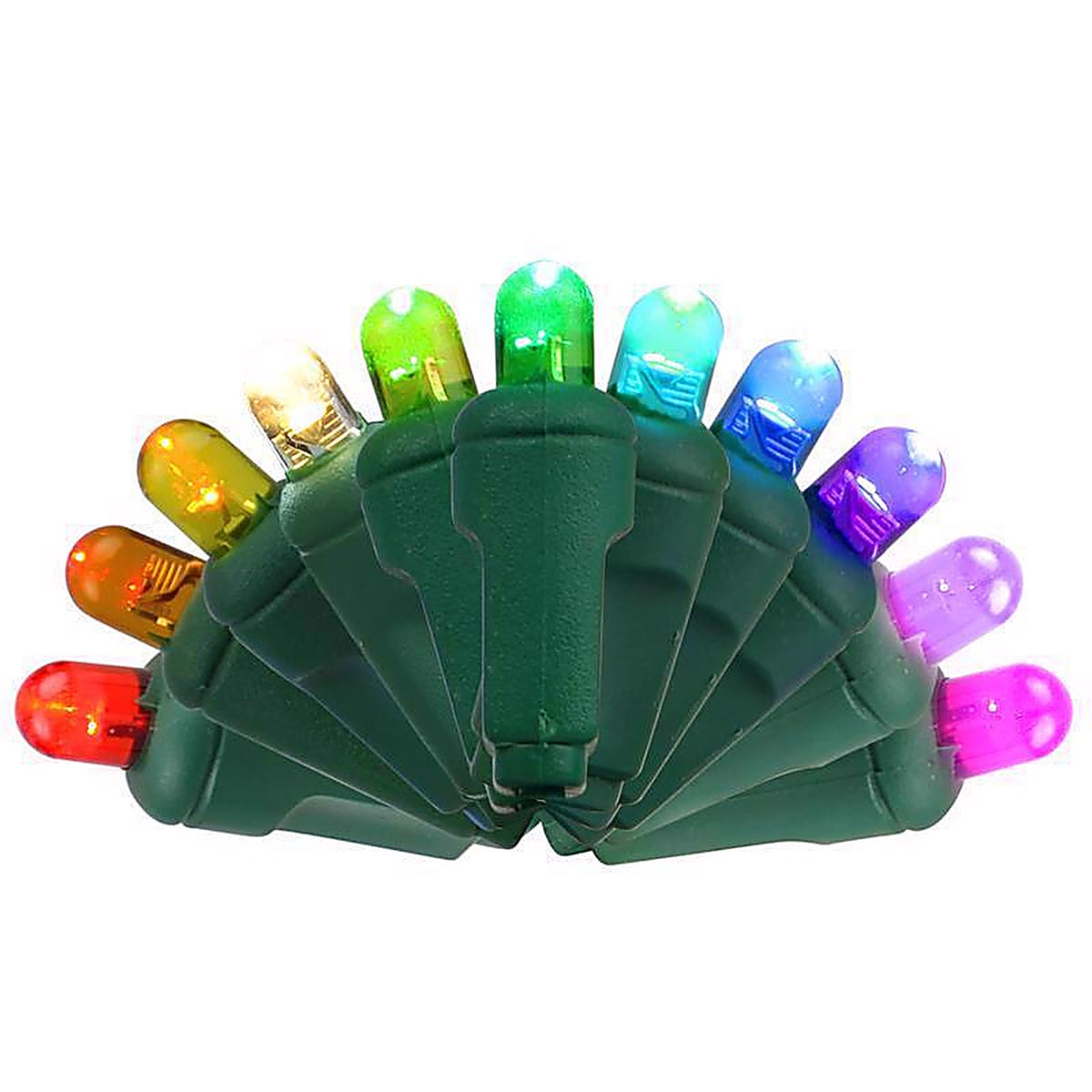 Celebrations - RGBWWA5MMA - Platinum LED Mini Multicolored 50 ct String Christmas Lights 50 ft.