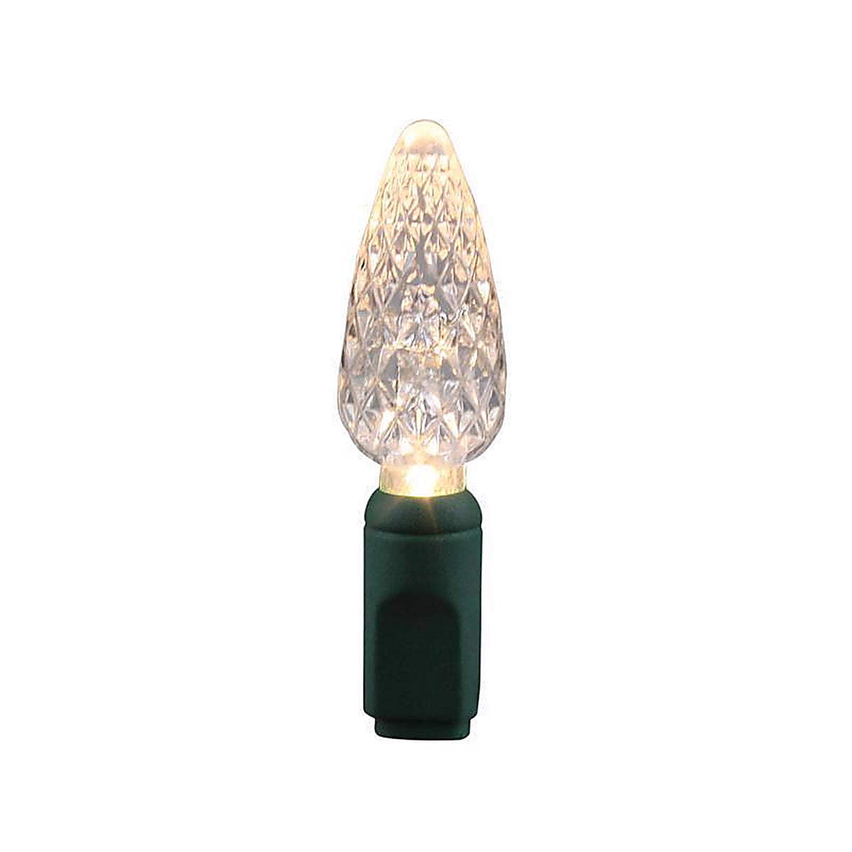 Celebrations - RGBWWSC6A - Platinum LED C6 Multicolored 50 ct String Christmas Lights 25 ft.