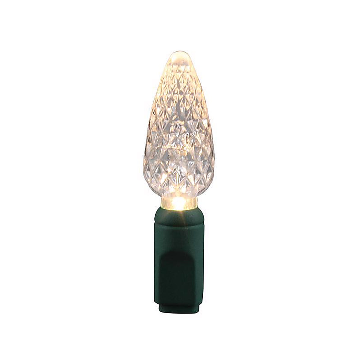 Celebrations - RGBWWAC6A - Platinum LED C6 Multicolored 50 ct String Christmas Lights 25 ft.