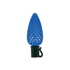 Celebrations - C925FBLA - Platinum LED C9 Blue 25 ct String Christmas Lights 25 ft.
