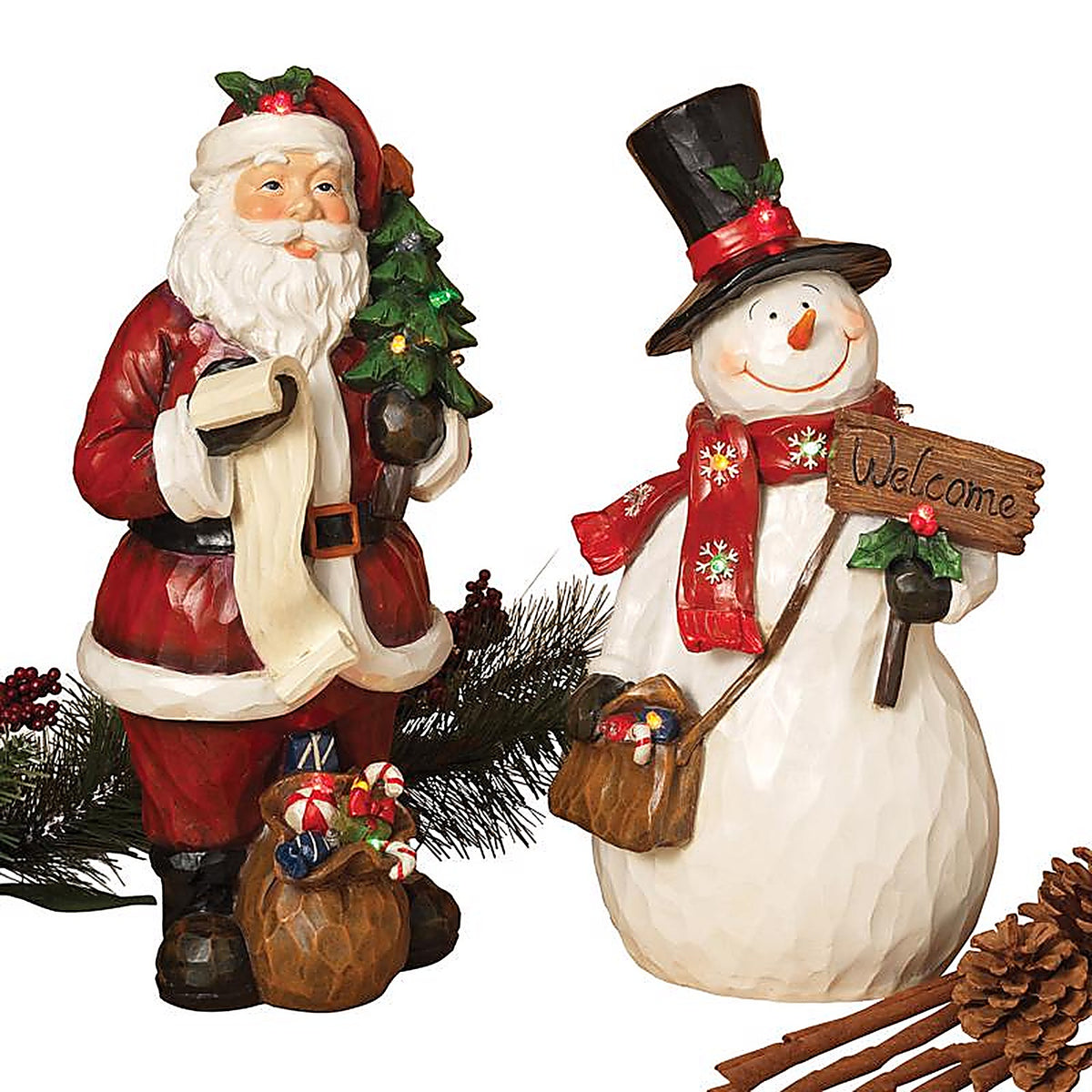 Gerson - 2098740 - Multicolored Lighted Figurine 16.5 in.