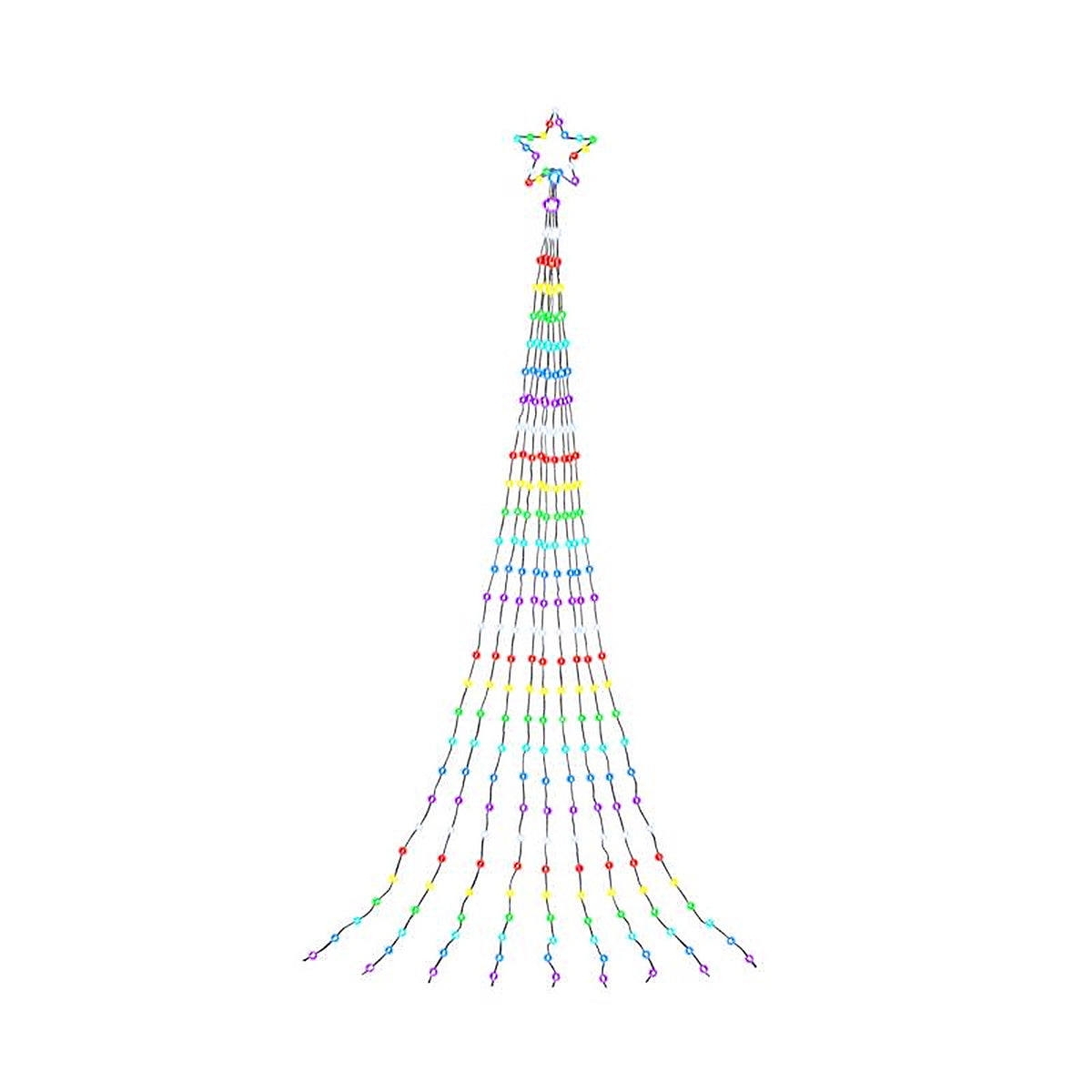 Celebrations - RGB12STARA - LED Multi RGB Shooting Star 12 ft. Yard Decor