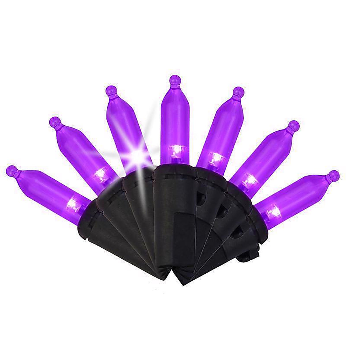 Celebrations - T5100PLS3A - Purple 100 ct LED Mini Halloween String Lights