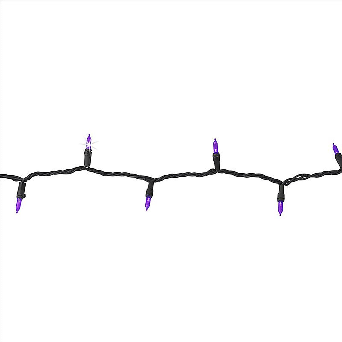 Celebrations - T5100PLS3A - Purple 100 ct LED Mini Halloween String Lights