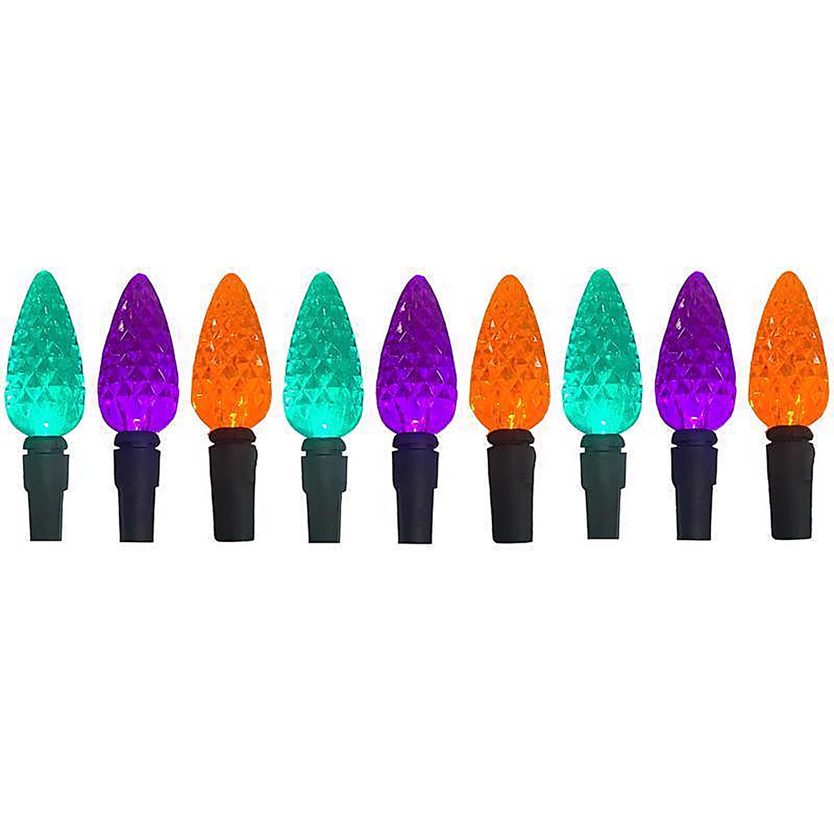 Celebrations - C6100HW3A - Multicolored 100 ct LED C6 Halloween String Lights