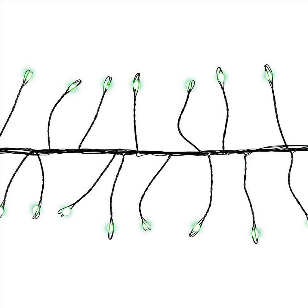 Celebrations - BSCCX250GRA - LED Big Seed Cluster Green 250 ct String Christmas Lights