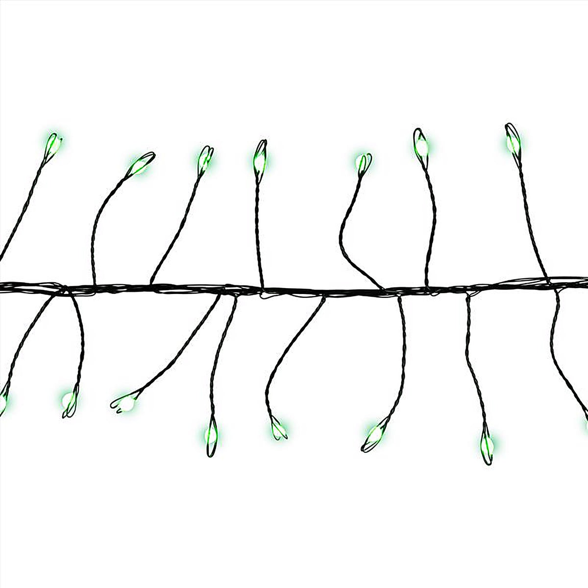 Celebrations - BSCCX250GRA - LED Big Seed Cluster Green 250 ct String Christmas Lights