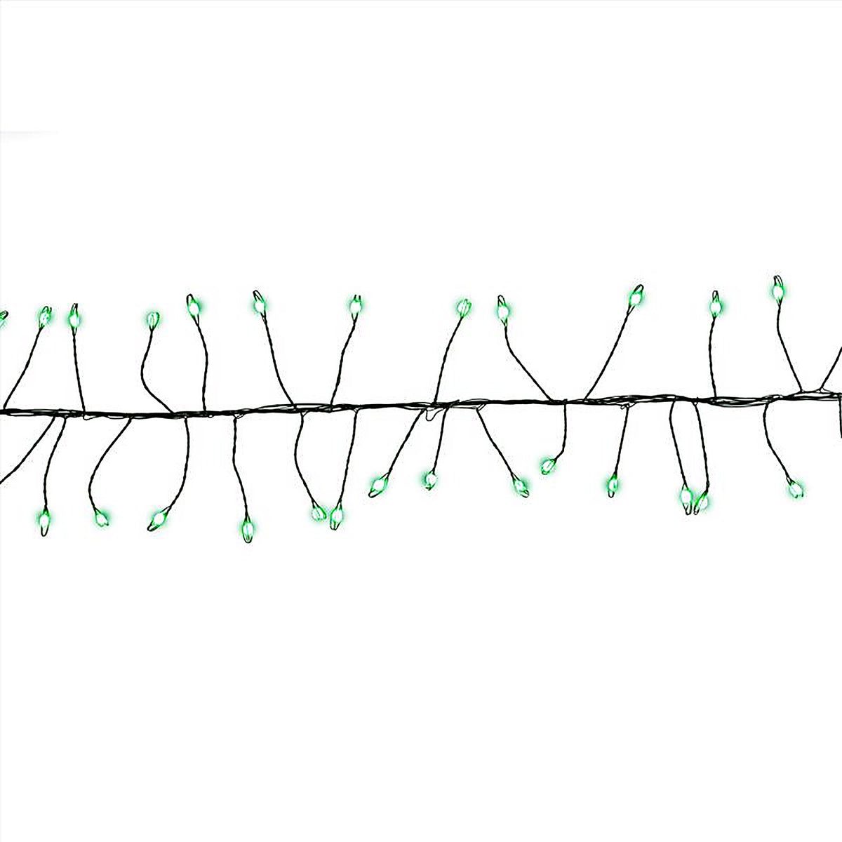 Celebrations - BSCCX250GRA - LED Big Seed Cluster Green 250 ct String Christmas Lights