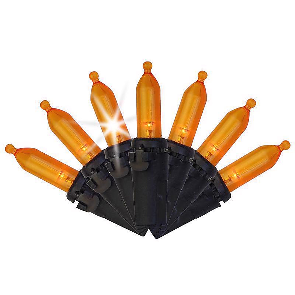 Celebrations - T5100ORS3A - Orange 100 ct LED Mini Halloween String Lights