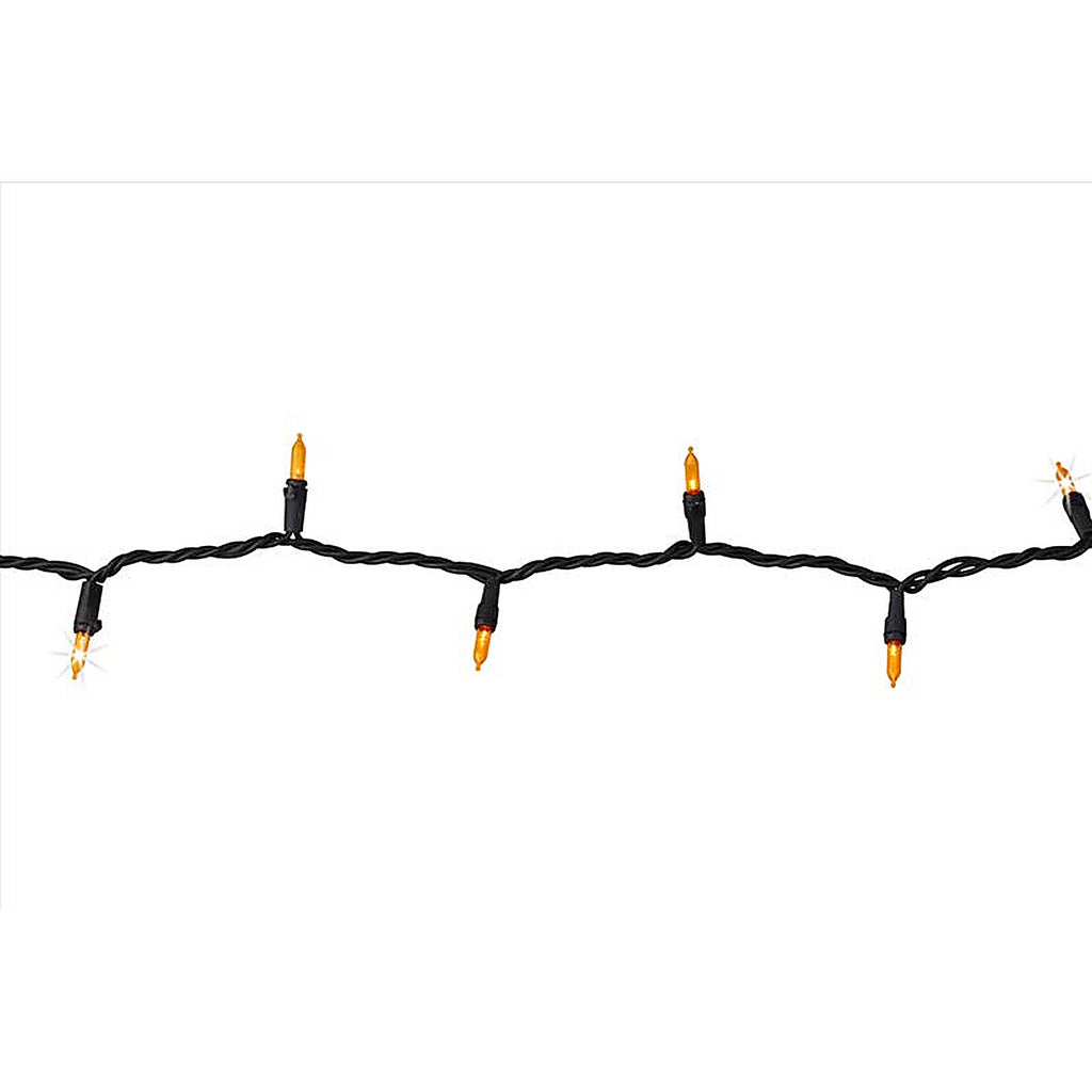 Celebrations - T5100ORS3A - Orange 100 ct LED Mini Halloween String Lights