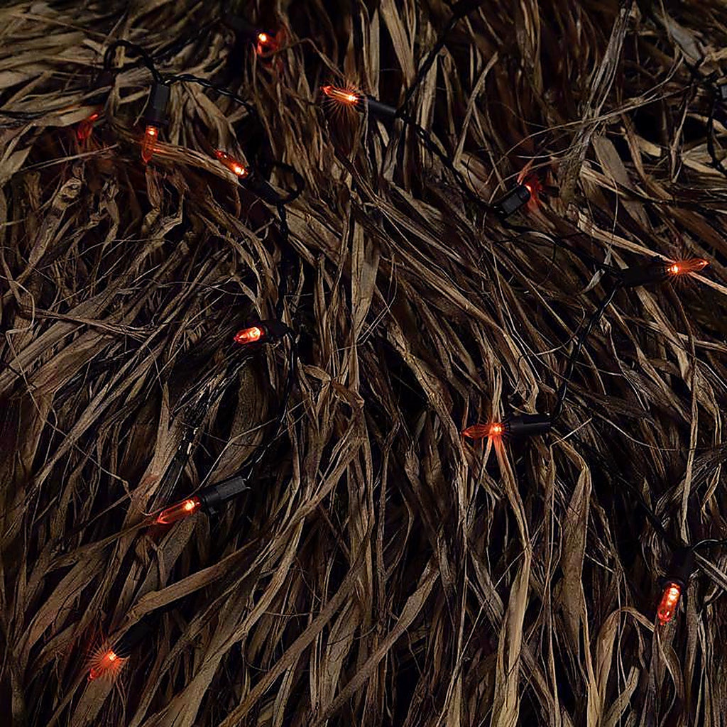Celebrations - T5100ORS3A - Orange 100 ct LED Mini Halloween String Lights