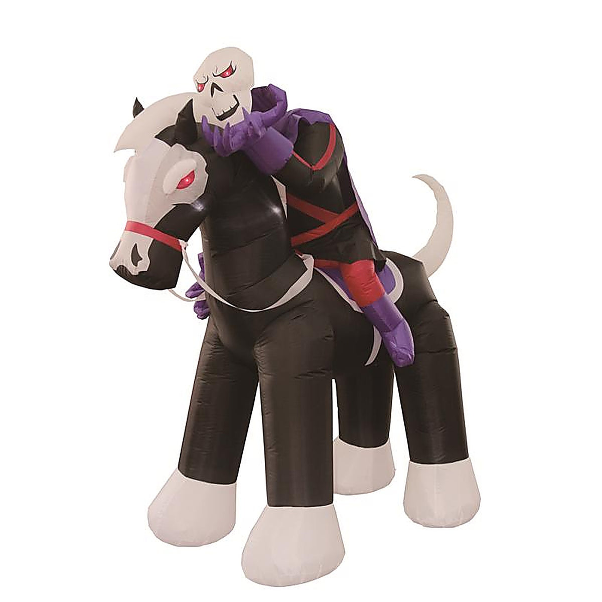 Celebrations - 22MY090801 - 6 ft. Prelit Night Rider Skull Inflatable