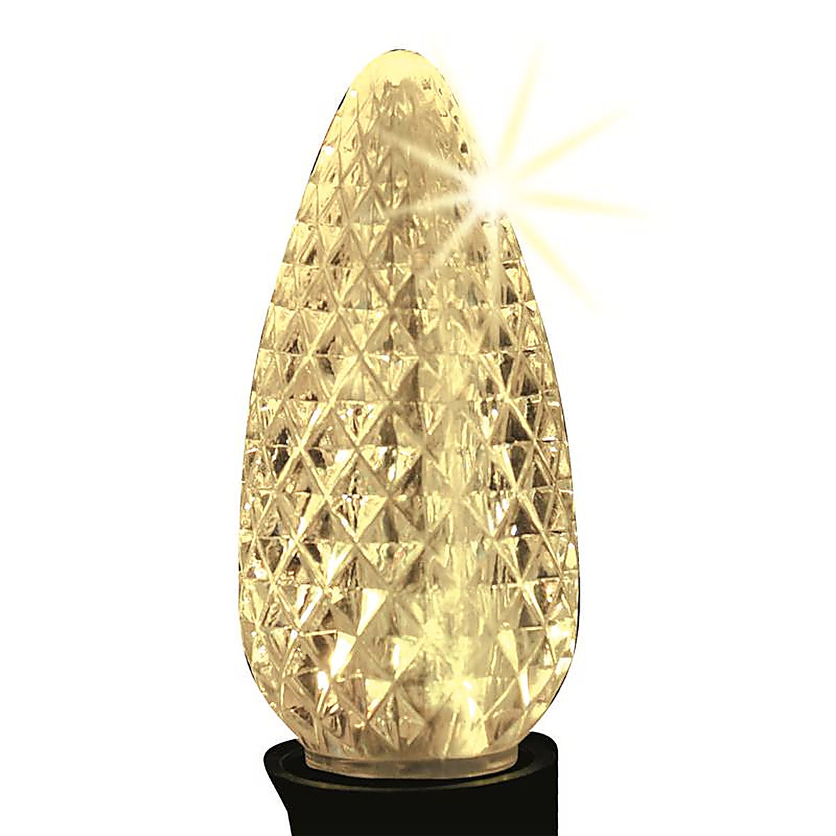 Holiday Bright Lights - 25LEDFC9TWWTWA - LED C9 Warm White 25 ct Replacement Christmas Light Bulbs