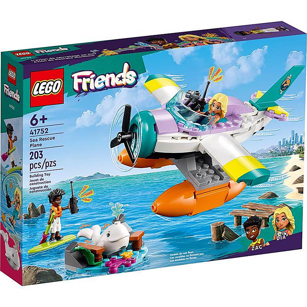 LEGO - 41752 - Sea Rescue Plane Toy Multicolored 203 pc