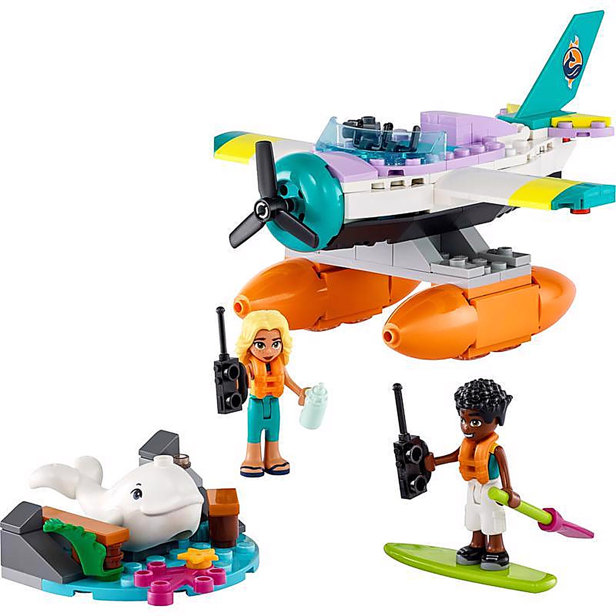 LEGO - 41752 - Sea Rescue Plane Toy Multicolored 203 pc