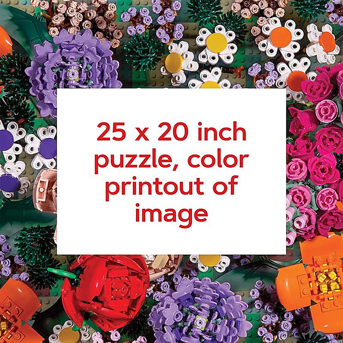 LEGO - 2008-1 - Brick Botanicals Puzzle Cardboard Mutlicolored 1000 pc