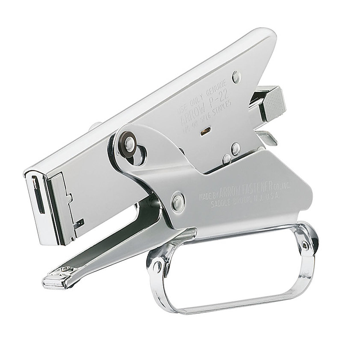 Arrow Fastener - P22 - Flat Plier Stapler Chrome
