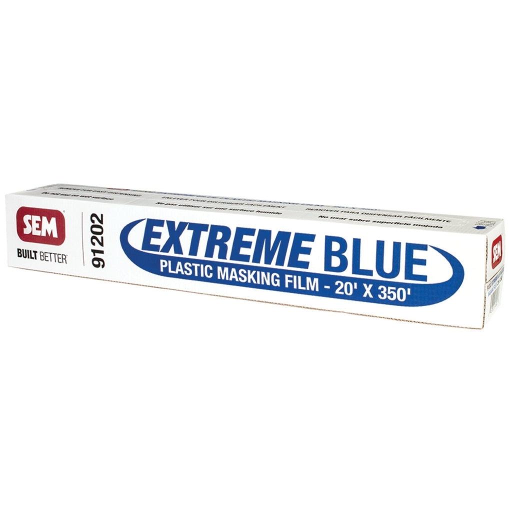 SEM - 91202 - Extreme Blue Plastic Masking Film, 20X350