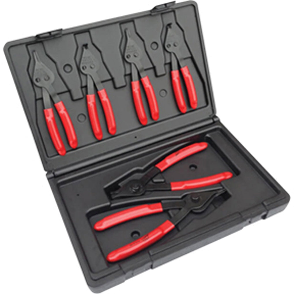 ATD - 913 - 6 Pc. Combination Internal/External Snap Ring Pliers Set
