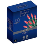 Celebrations - 40843-71 - LED Mini Red 100 count String Christmas Lights 24.75 ft.