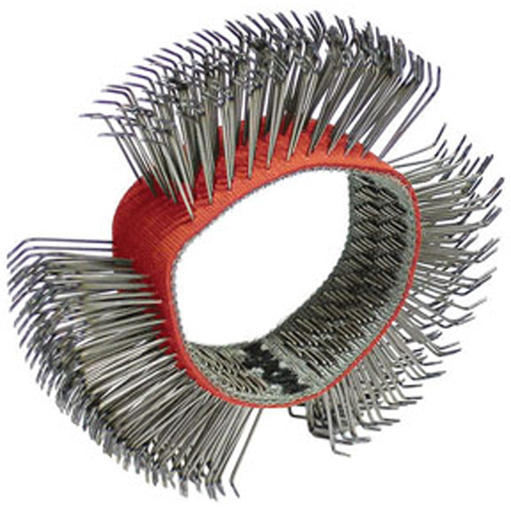 DYNABRADE - 92248 - 4 in (102 mm) Dia. x 1/2 in (13 mm) W Bent Coarse Wire Wheel
