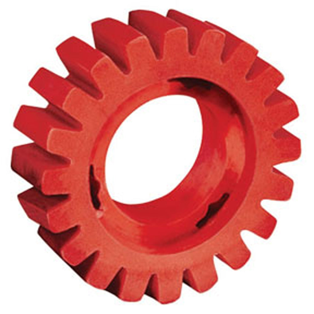 DYNABRADE - 92255 - 4 in (102 mm) Dia. x 1-1/4 in (32 mm) Wide RED-TRED Eraser Wheel