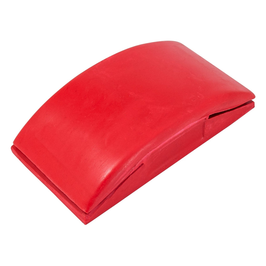 AES|923|R - Sanding Block, 5 in L x 2 - 5/8 in W, Rubber, Red