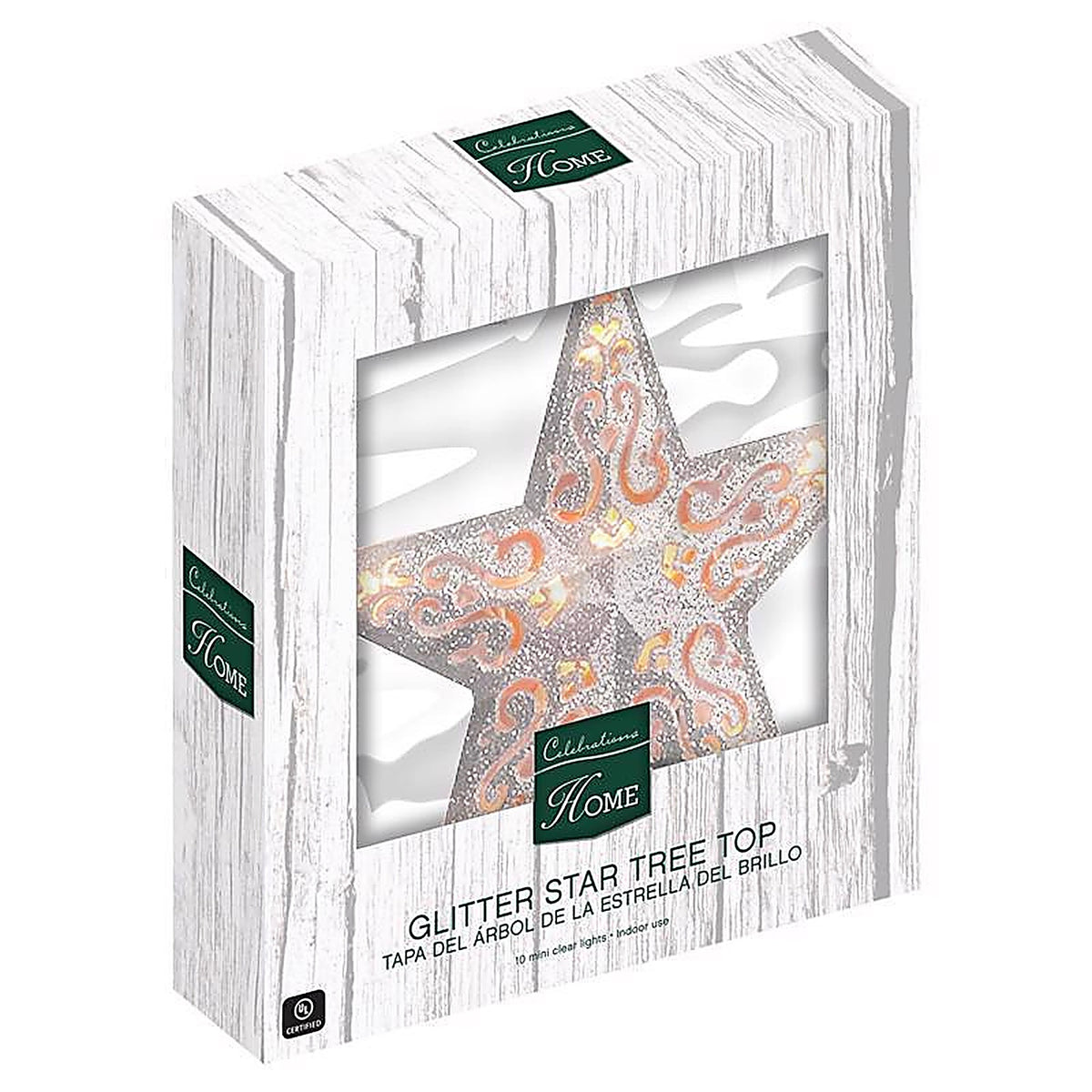 Celebrations - 49136A-71 - Assorted 5 Point Star Tree Topper