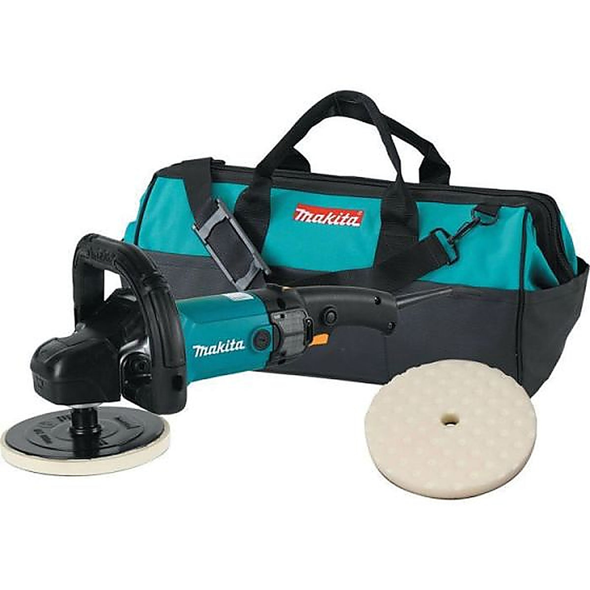 Makita - 9237CX2 - Corded Electric Polisher and Sander Kit, 7 Inch Diameter Pad, 5/8-11 Arbor, 0 to 3200 RPM, Electric Power