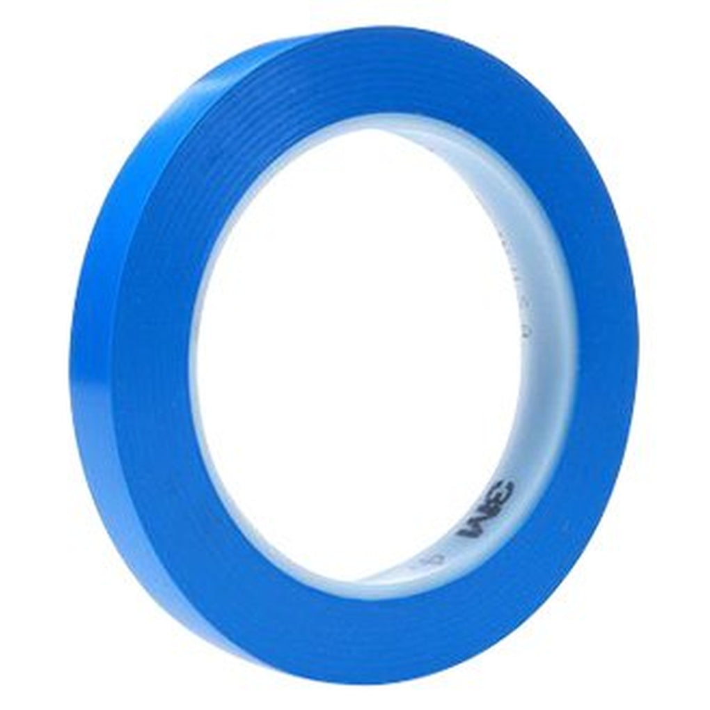 3M - 92385 - 471 Vinyl Tape Blue, 1/8 in x 36 yd 5.2 mil - 70006709748