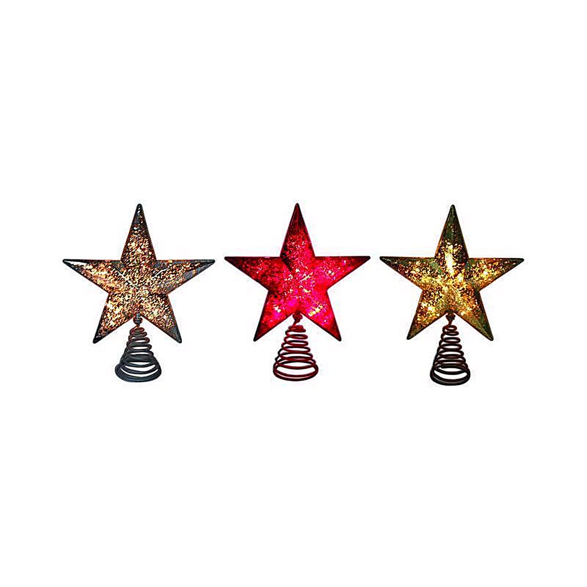 Celebrations - 49056A-71 - Assorted Christmas Star Tree Topper