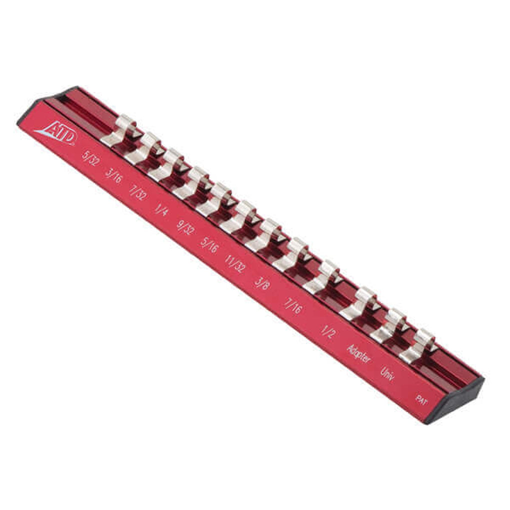 ATD - 9314 - 1/4 in SAE Magnetic Aluminum Socket Rail