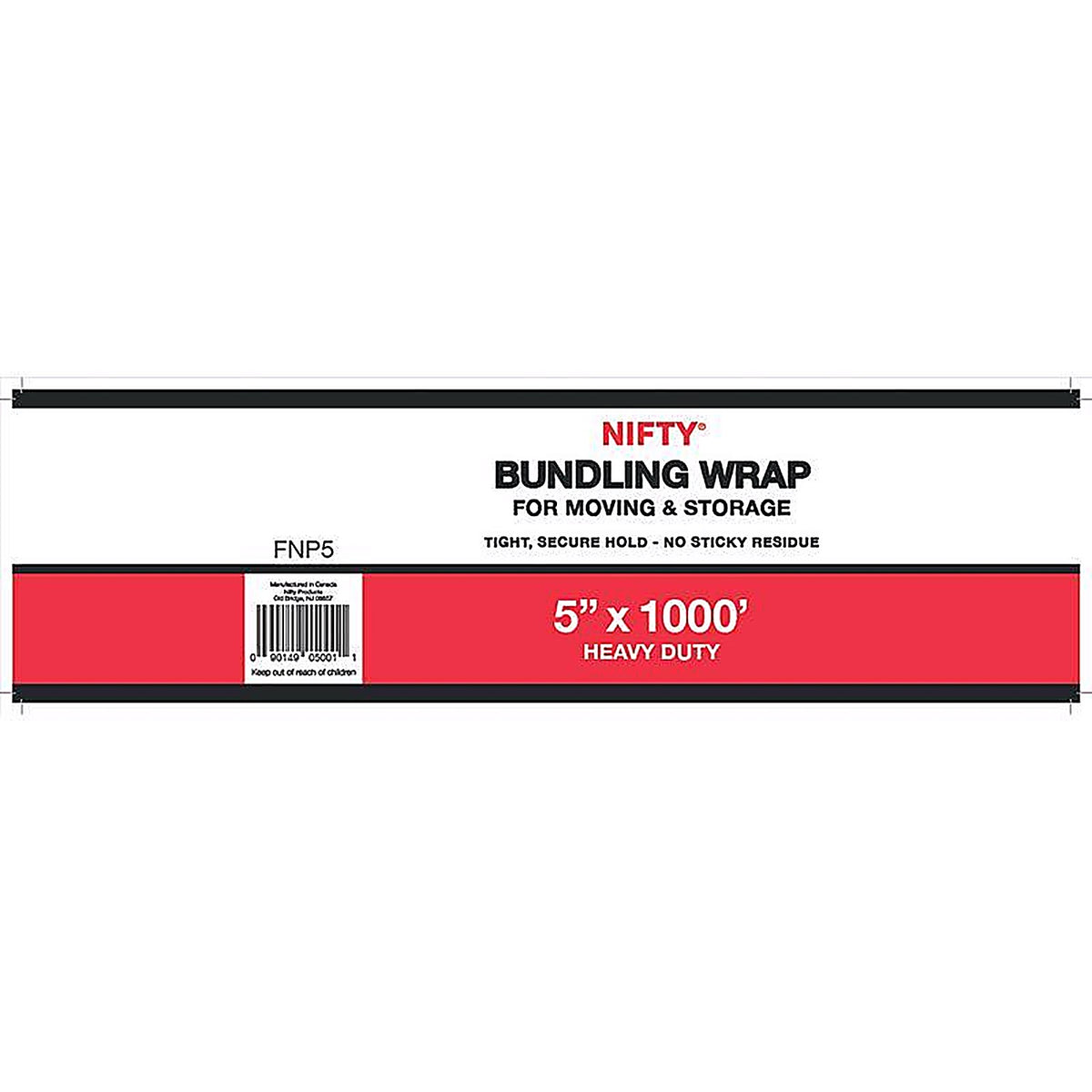 Home Plus - FHP5ACE - 5 in. W x 1000 ft. L Stretch Film
