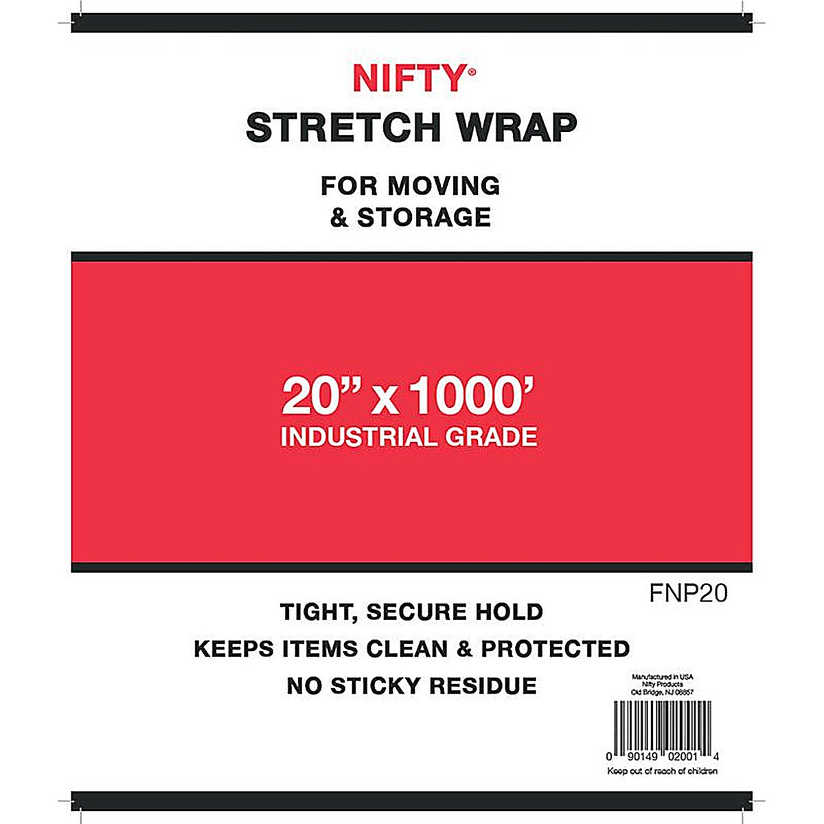 Home Plus - FHP20ACE - 20 in. W x 1000 L Stretch Film