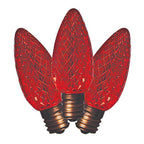 Holiday Bright Lights - BU25LEDFC9-TRDA - LED C9 Red 25 count Replacement Christmas Light Bulbs