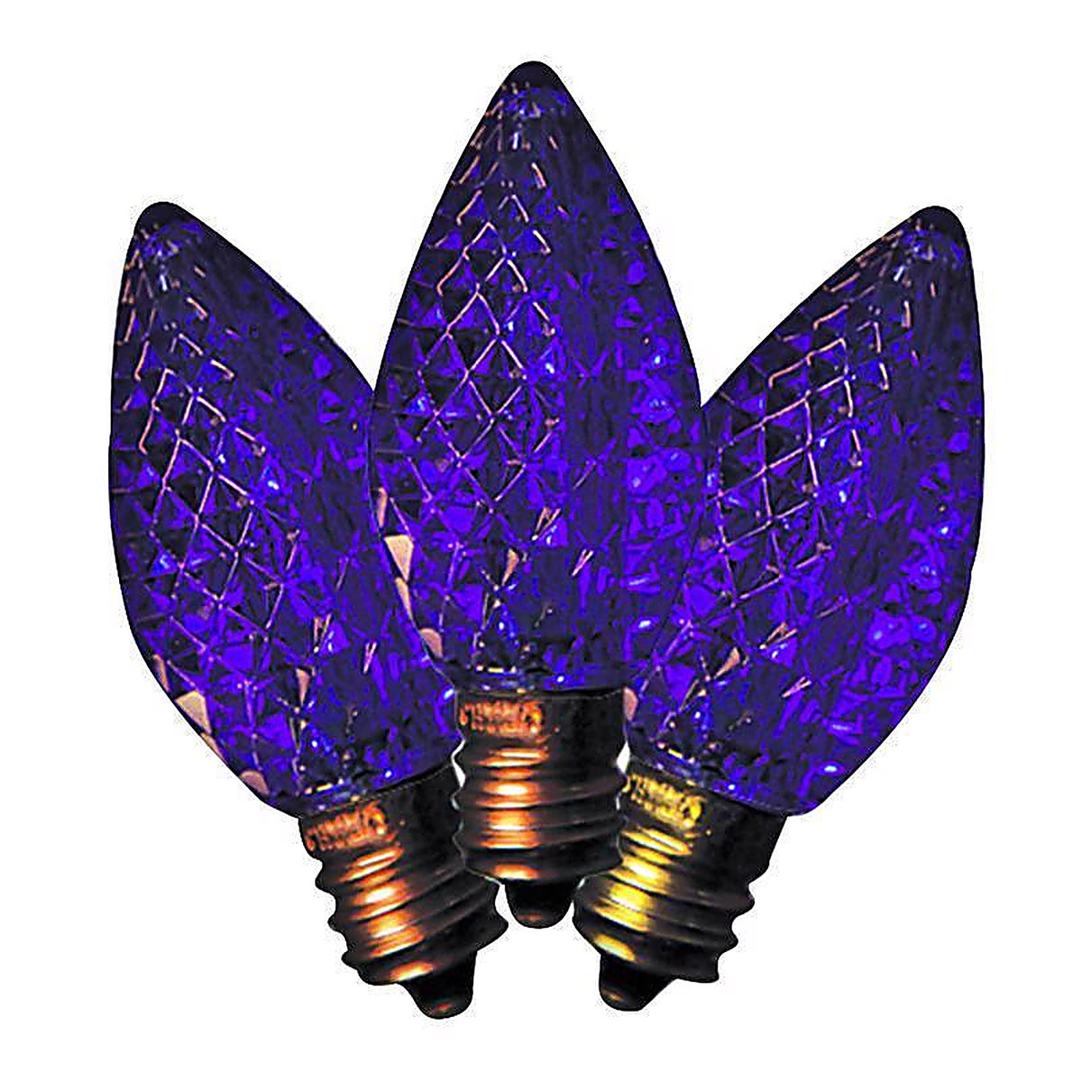 Holiday Bright Lights - BU25LEDFC7-TPLA - LED C7 Purple 25 count Replacement Christmas Light Bulbs