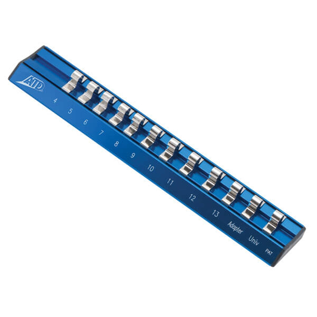 ATD - 9414 - 1/4 in Metric Magnetic Aluminum Socket Rail