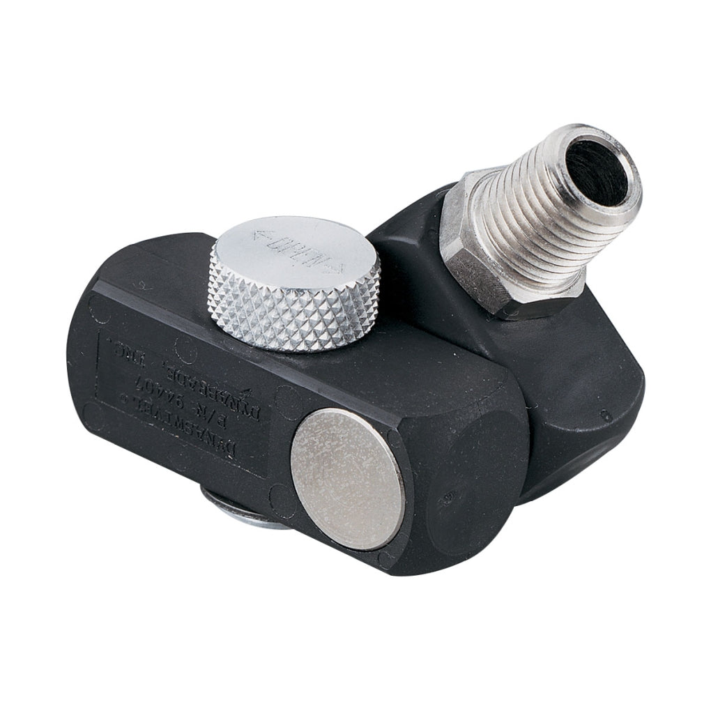 DYNABRADE - 94407 - 1/4 in NPT Composite-Style Flow Control Dynaswivel