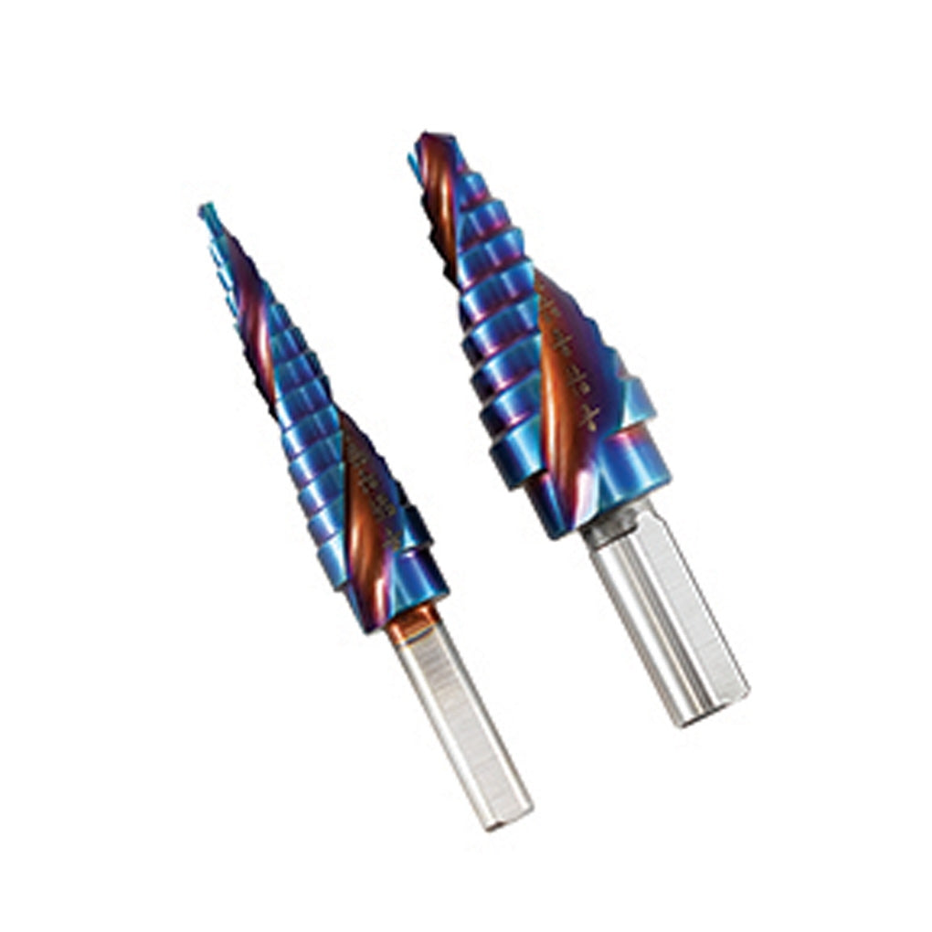 Astro Pneumatic - 9442 - Blue Steel 2pc Max-Duty Step Drill Set