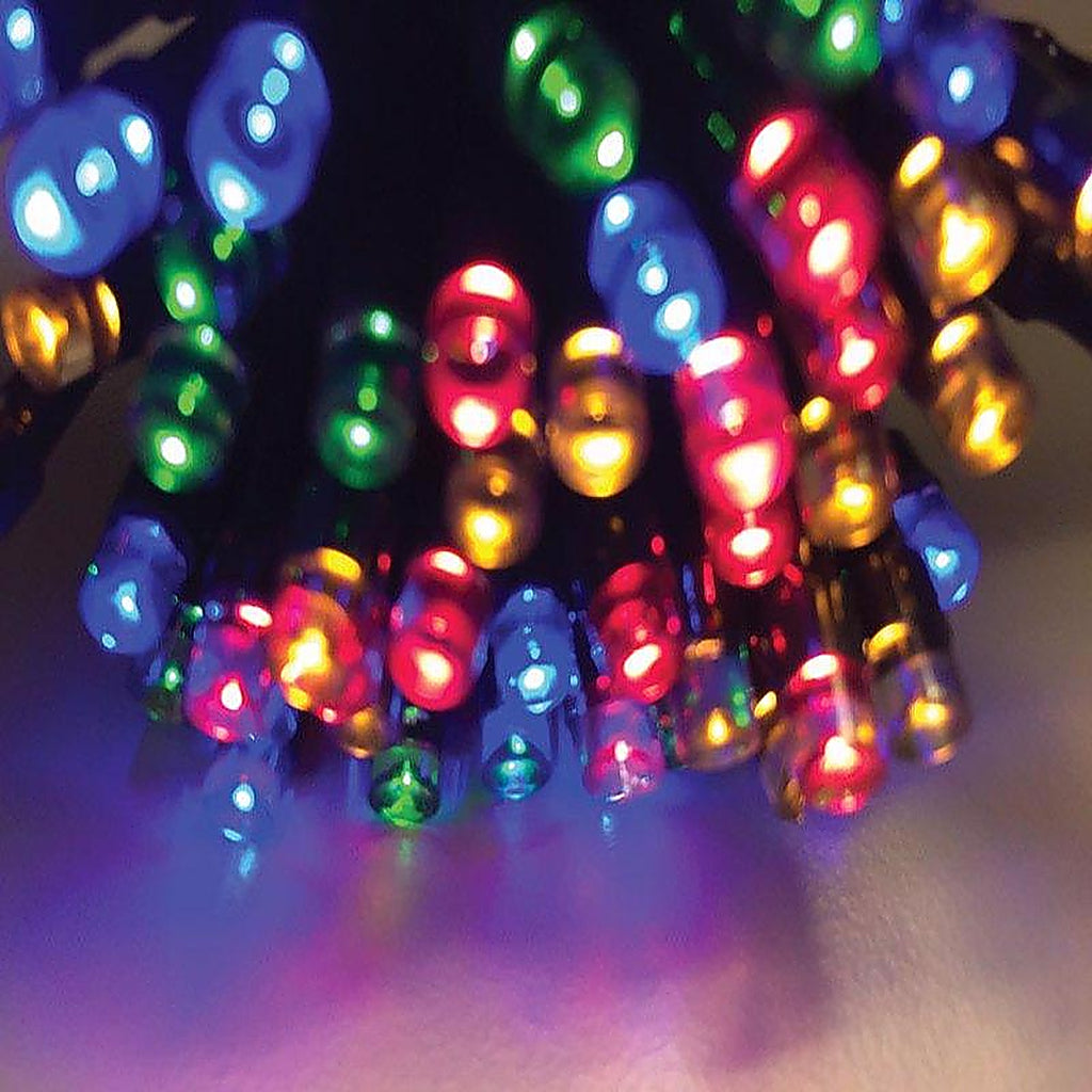 Celebrations - X170331-88-M - LED Micro/5mm Multi-color 100 count String Christmas Lights 16.25 ft.