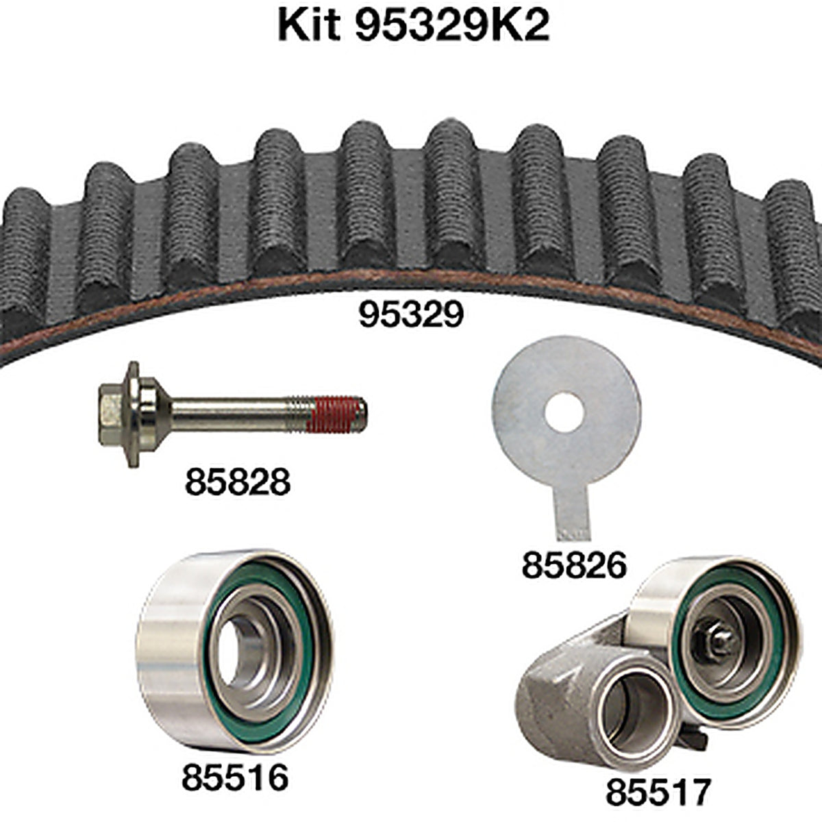 Dayco - 95329K2 - Timing Belt Kit, Dayco